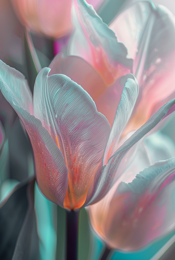 Ethereal Tulip in Pastel Tones