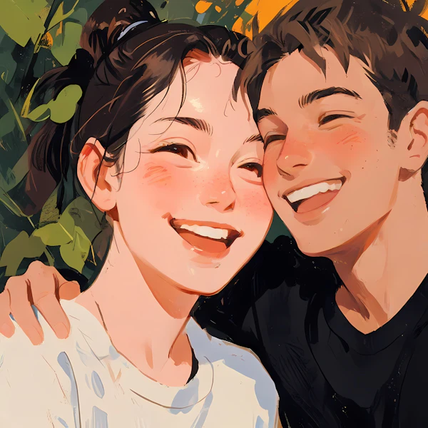 Joyful Close-Up Portrait