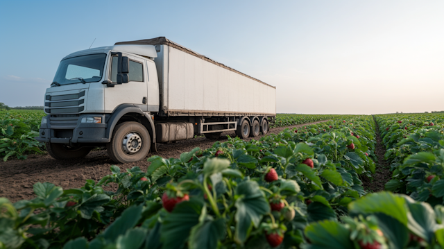 Truck in Strawberry Field