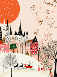 Whimsical Winter Scene
