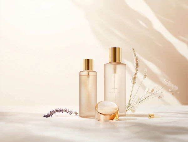 Minimalist Cosmetic Arrangement