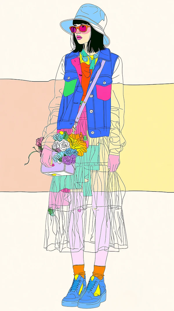 Stylish Fashion Portrait