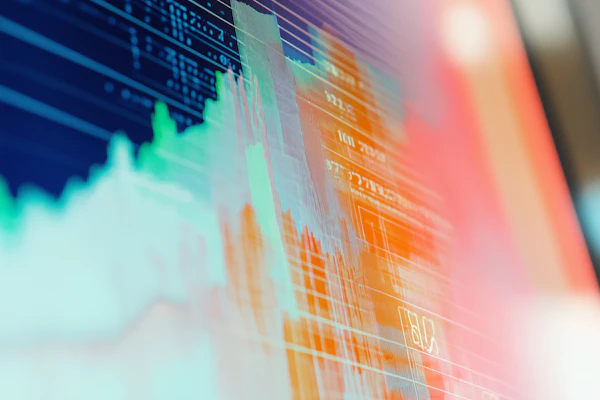 Digital Financial Chart