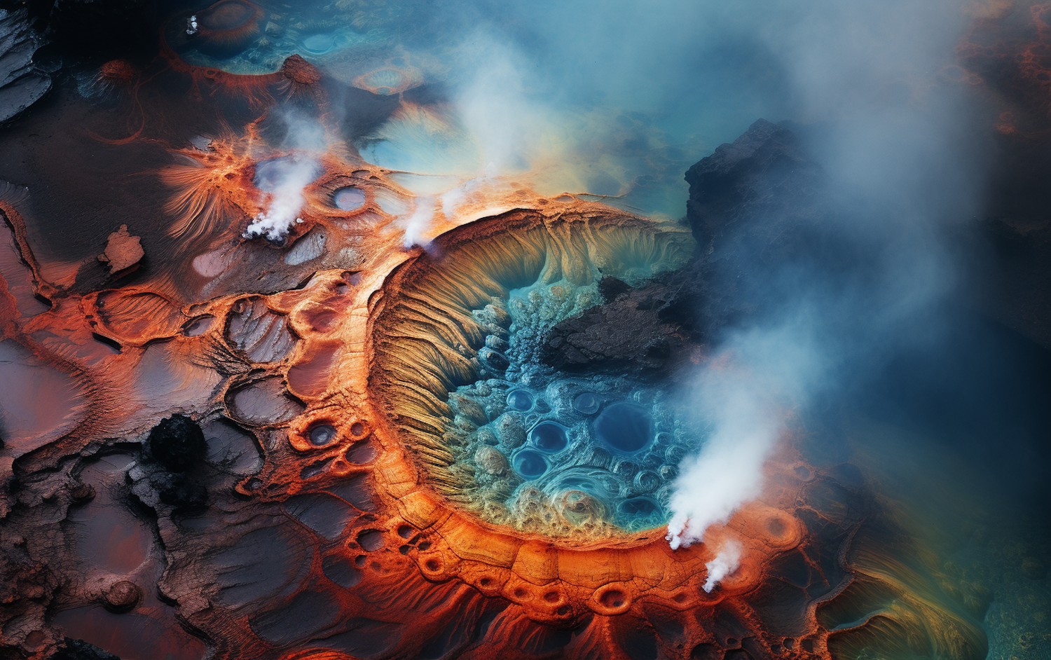 Geothermal Eye of Colors