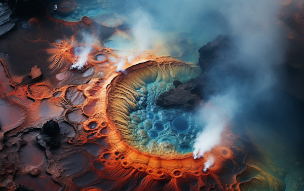 Geothermal Eye of Colors
