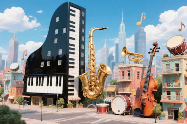 Musical Cityscape