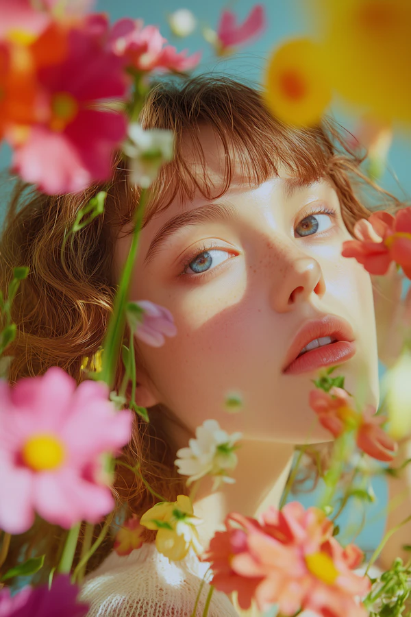 Flower Framed Portrait