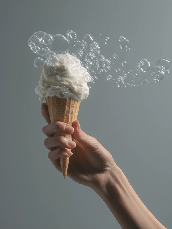 Whimsical Ice Cream Cone