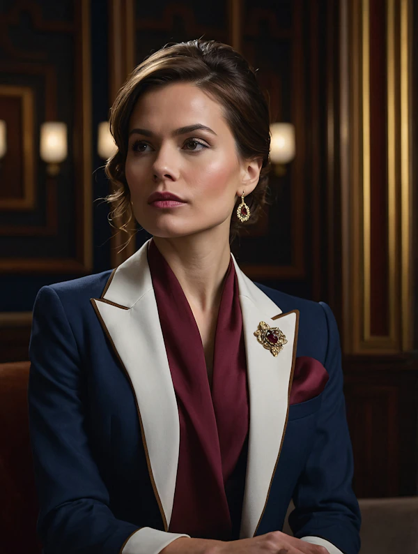 Elegant Woman in Formal Attire