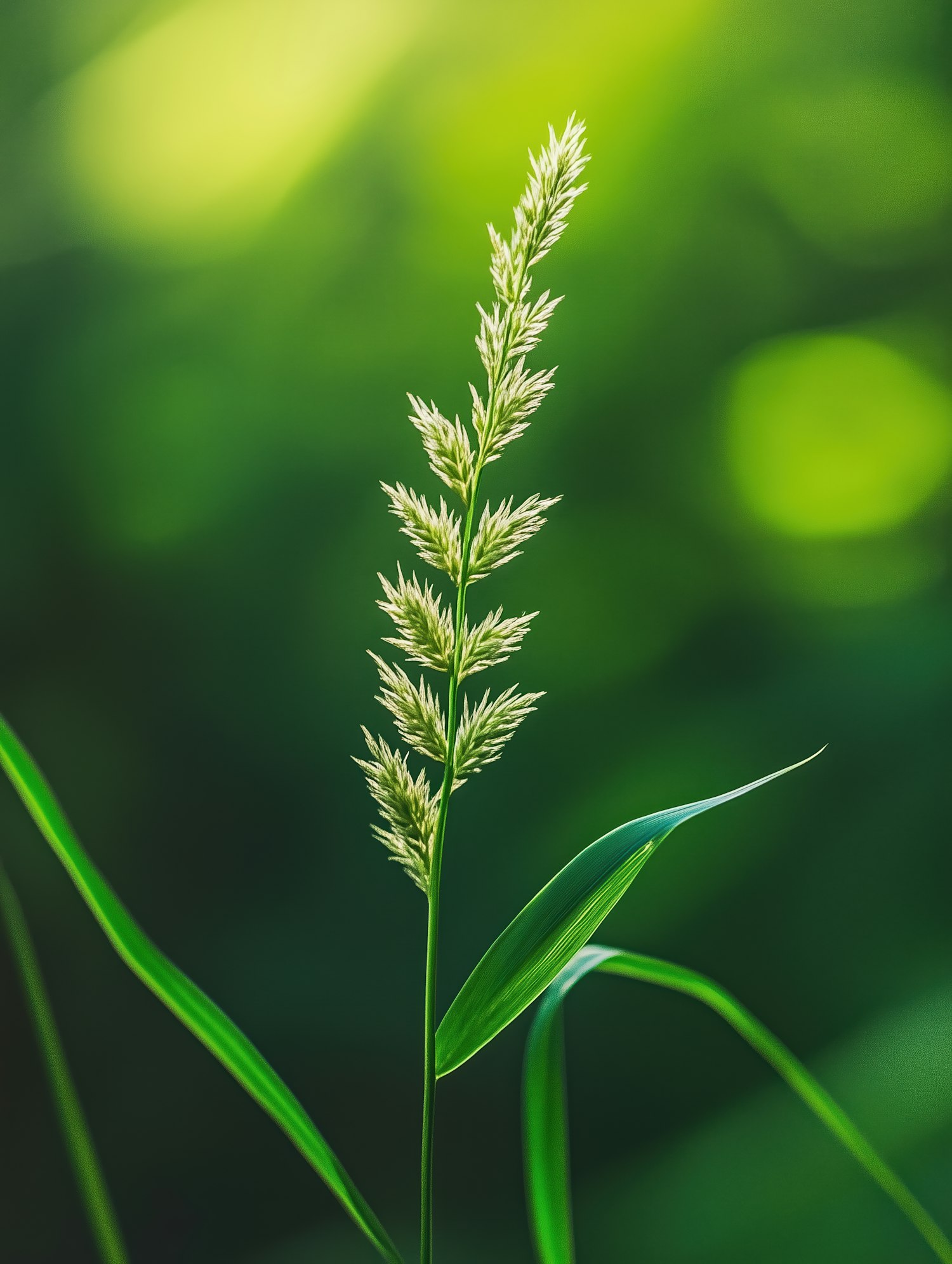 Serene Grass Stalk