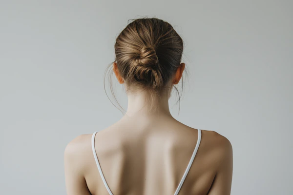 Woman with Neat Bun