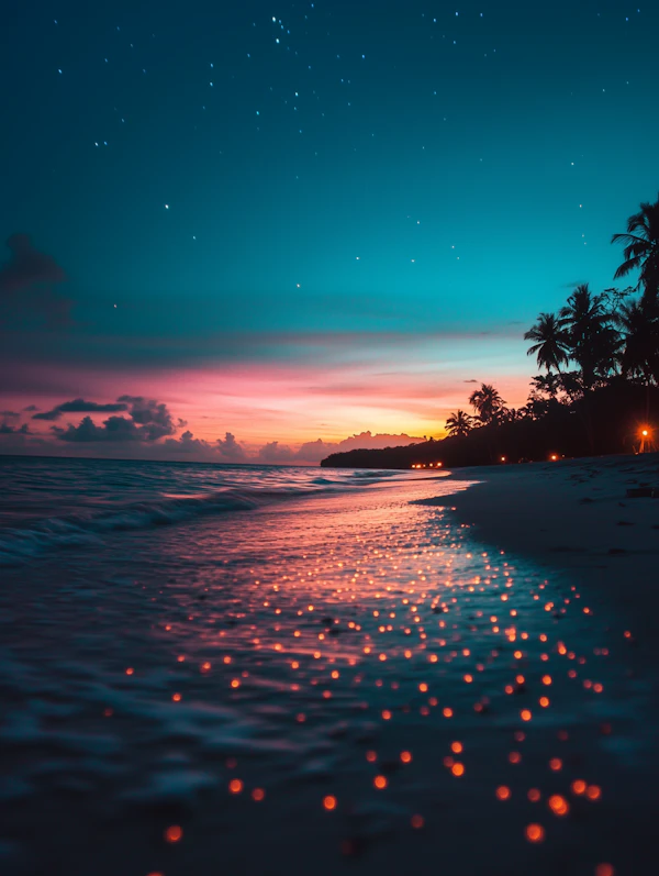 Twilight Beach Serenity