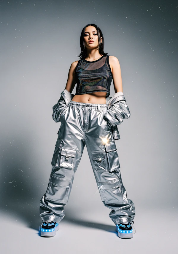 Futuristic Fashion Pose