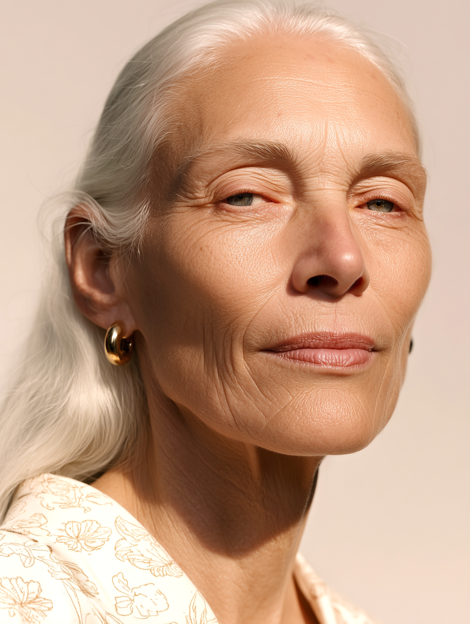 Serene Elder Portrait