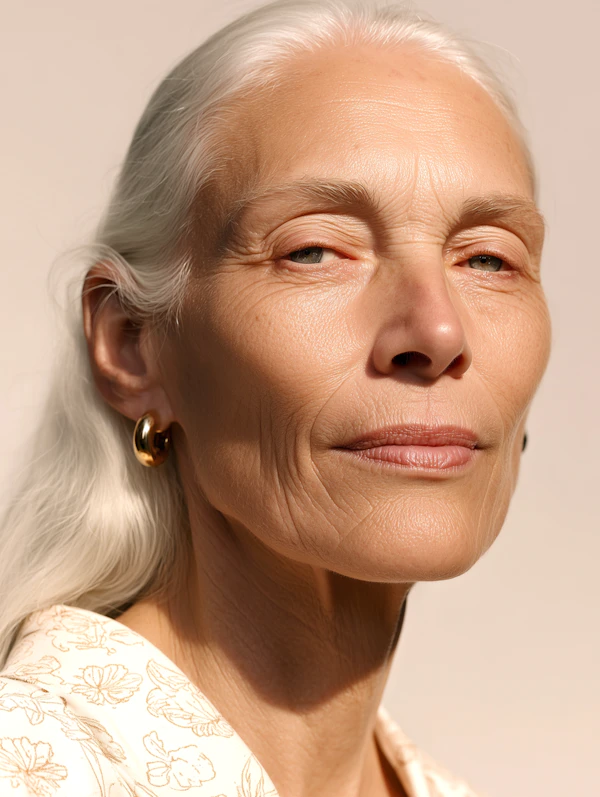 Serene Elder Portrait