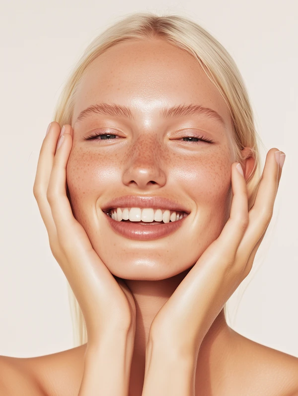 Radiant Blonde Portrait