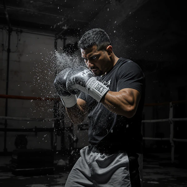 Boxer in Action