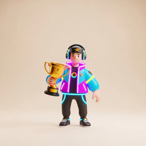 Stylized Trophy Holder