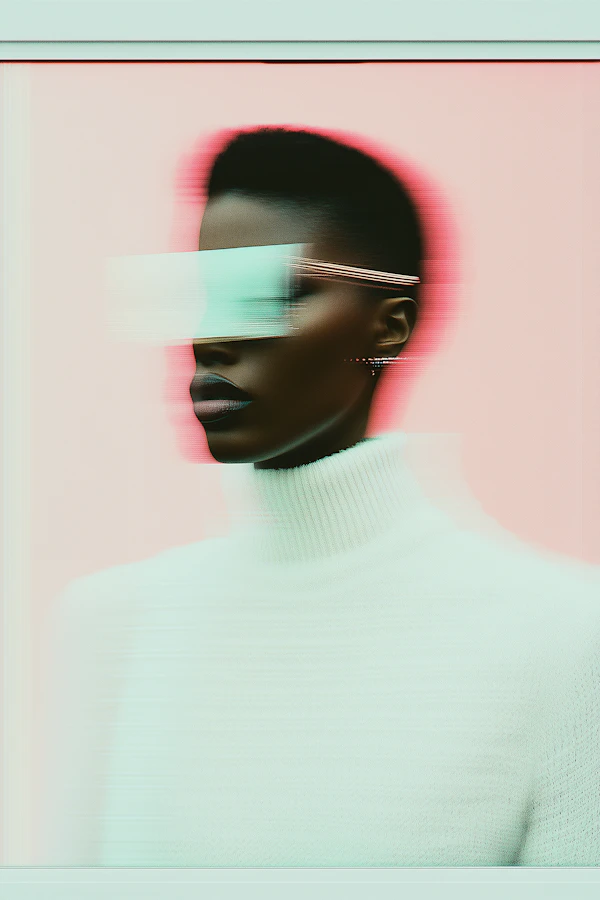 Futuristic Cyberpunk Portrait