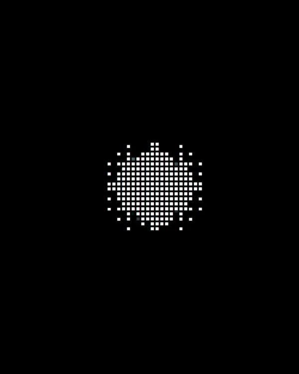 Pixelated Heart Design