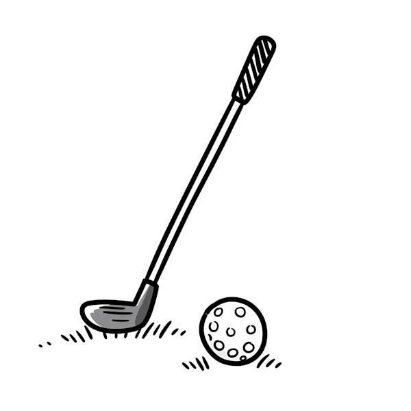 Golf Club and Ball