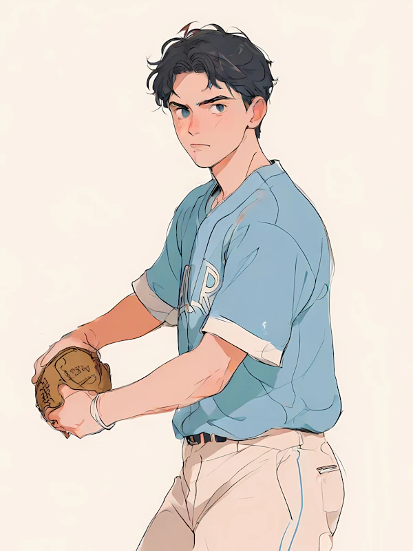 Baseball Player Art
