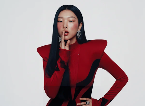 Elegant Red Attire