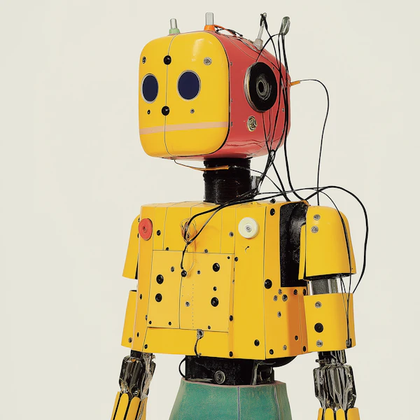 Retro Humanoid Robot