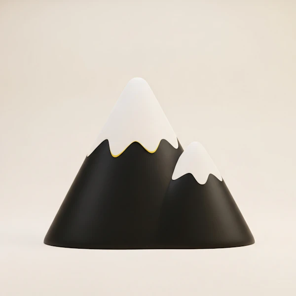 Minimalist Mountain Peaks
