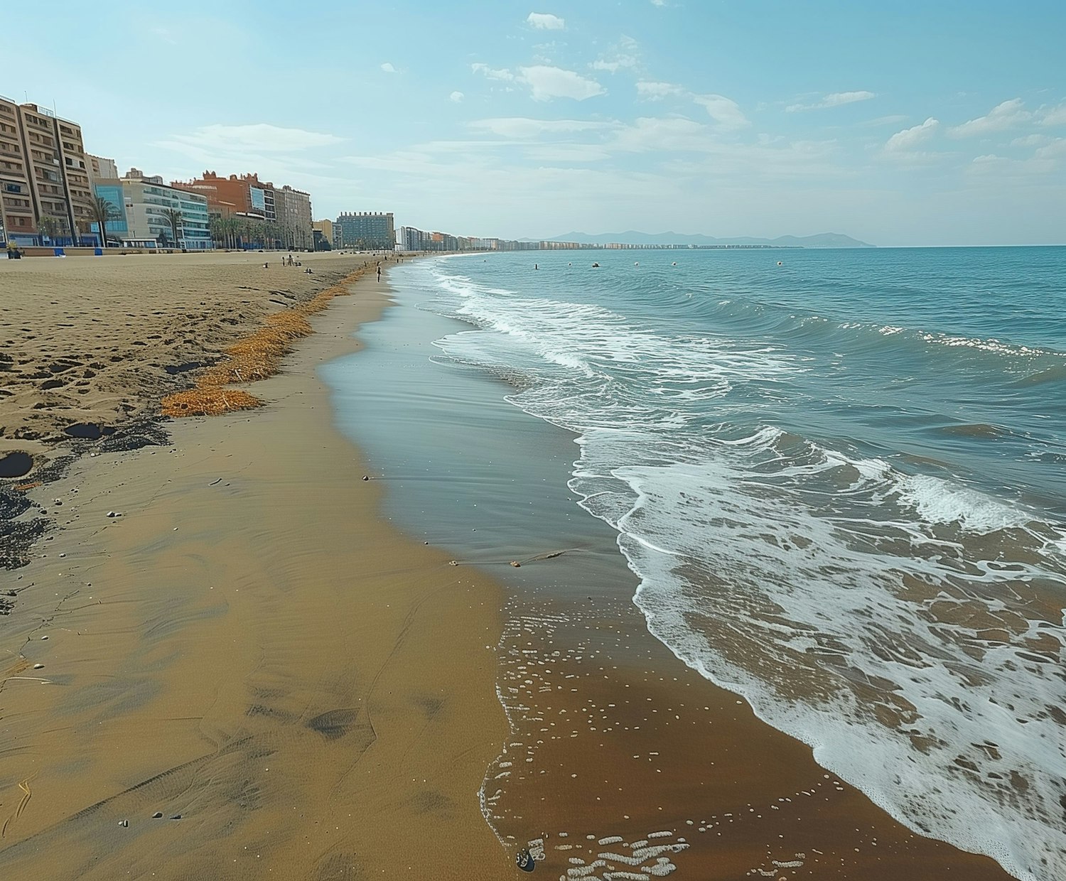 Serene City Beachscape