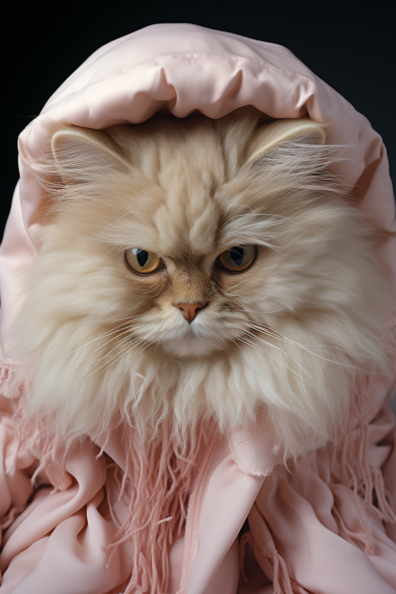 Regal Fluff in Pink Ruffles