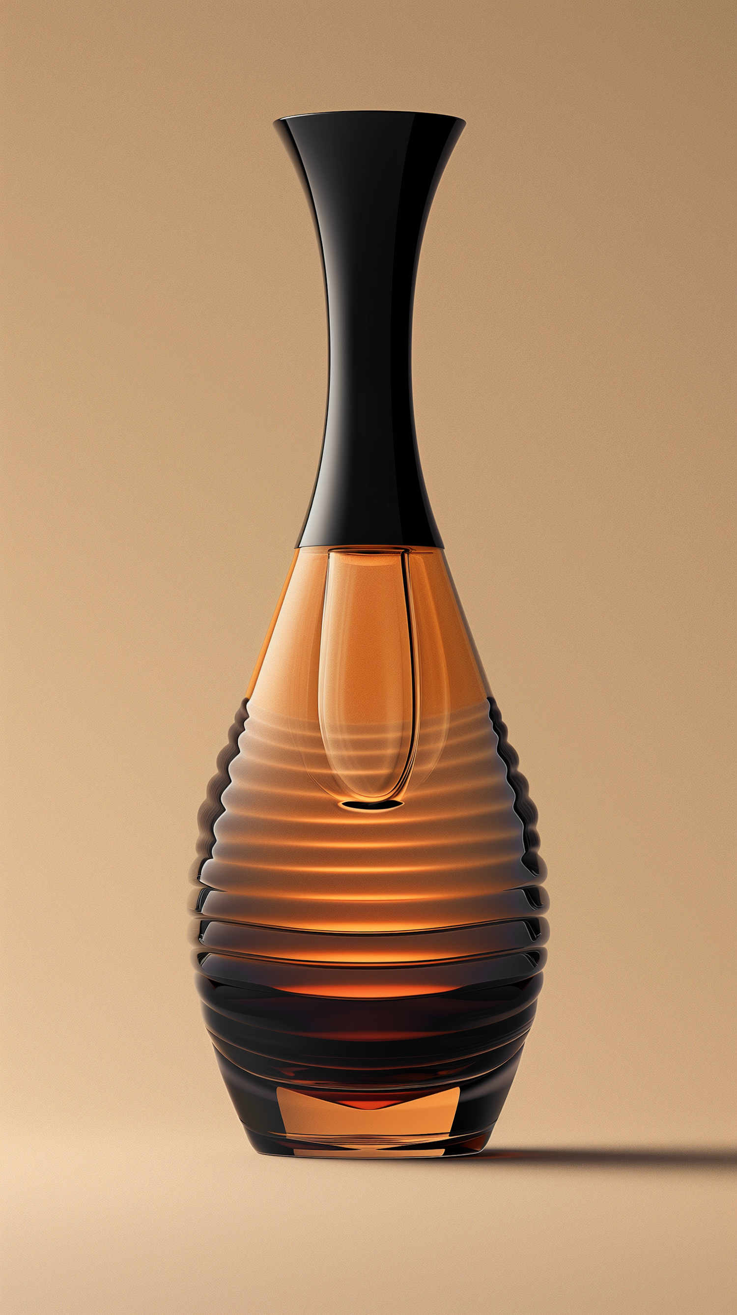 Modern Two-Toned Glass Vase