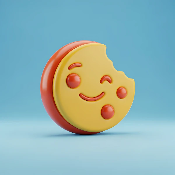 Smiling Cookie Illustration