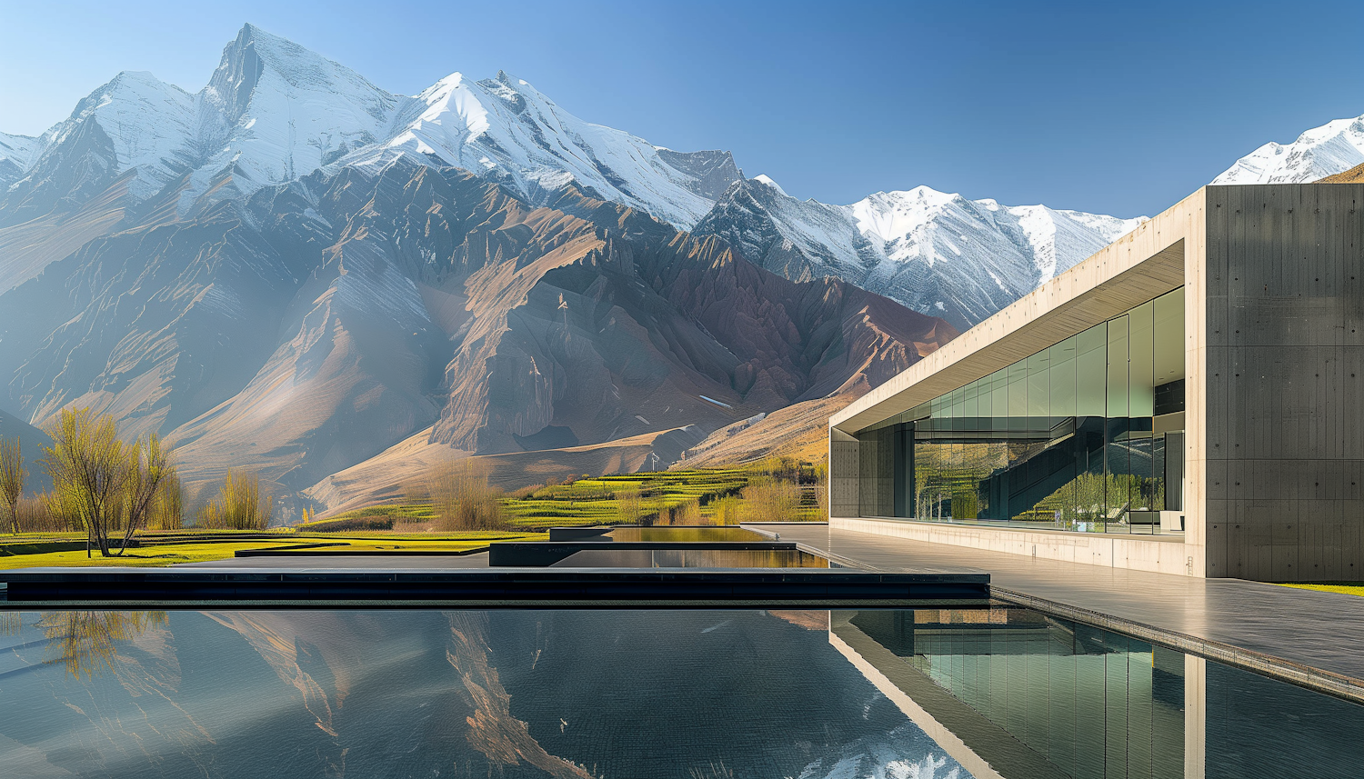 Modern Architecture Amidst Natural Beauty