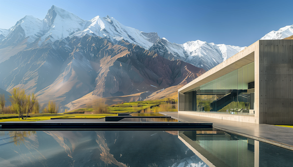 Modern Architecture Amidst Natural Beauty