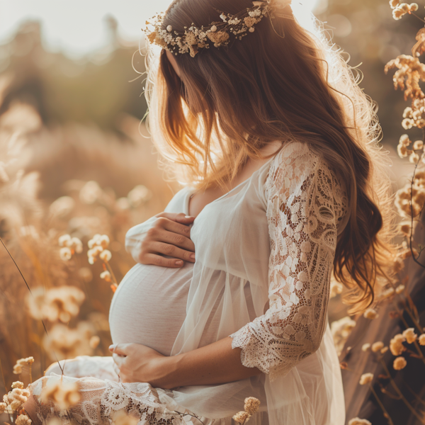 Serene Maternity Moment