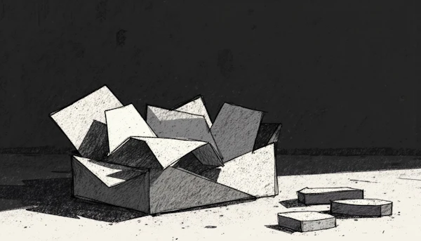 Monochromatic Box Scene