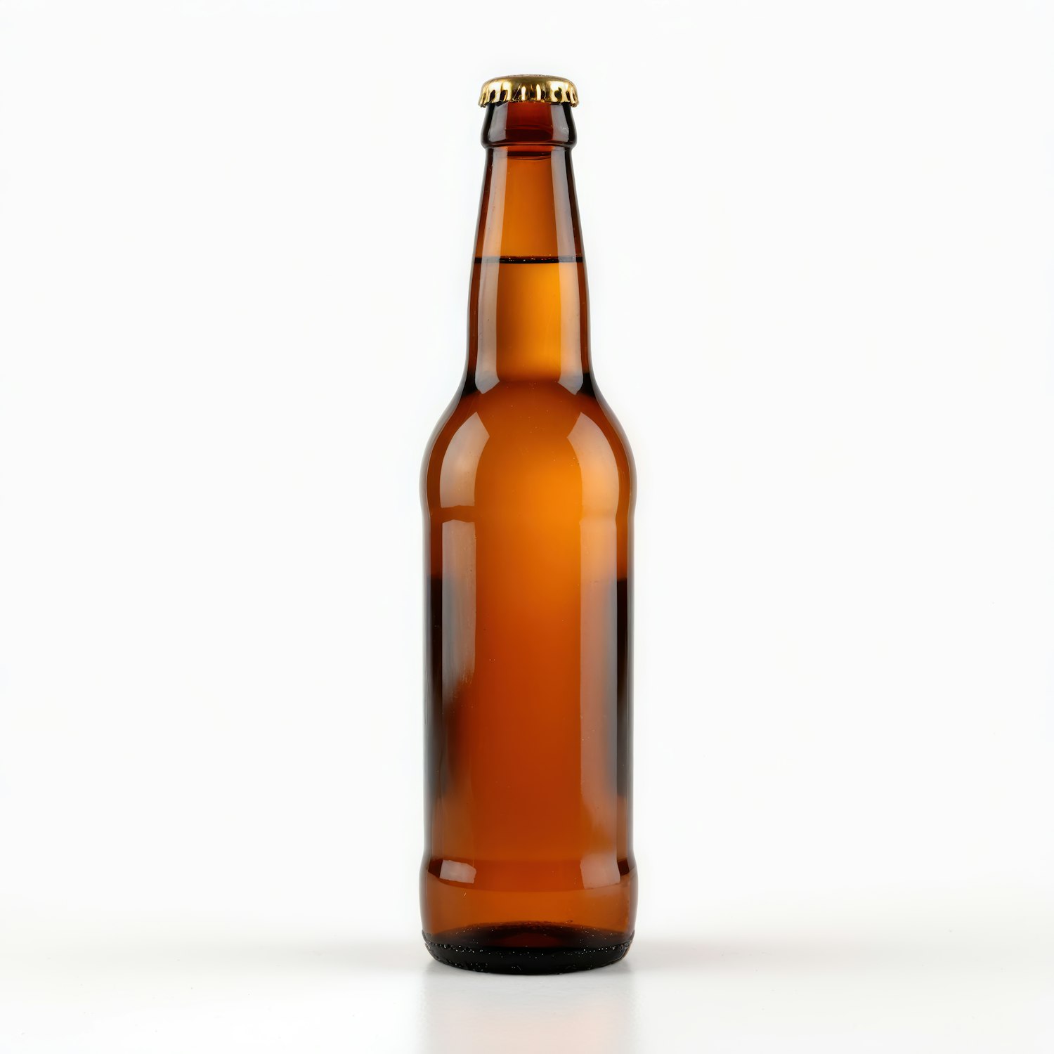 Minimalist Brown Glass Bottle