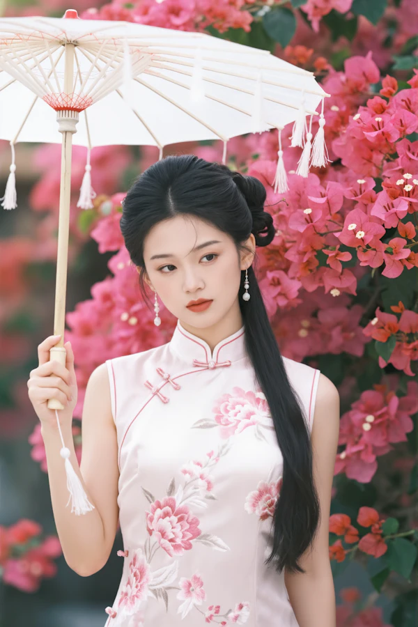 Elegant Cheongsam Portrait