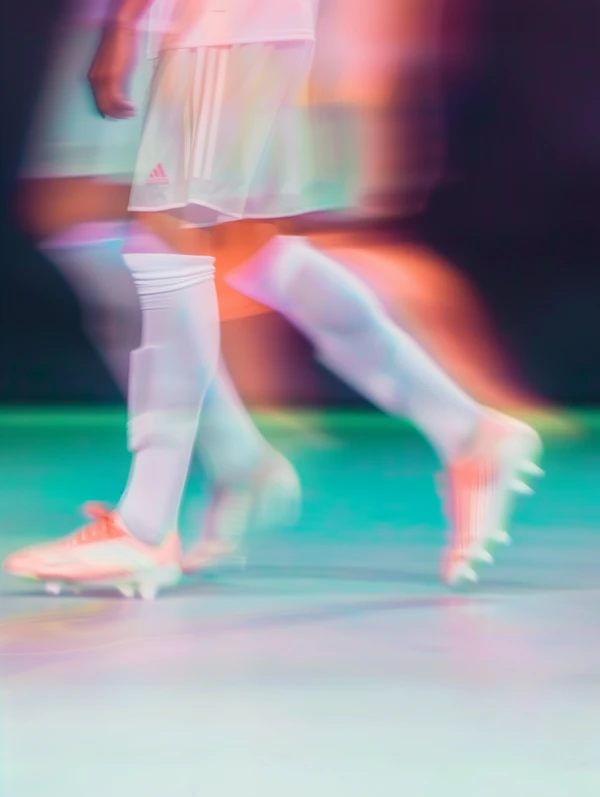 Athlete in Motion Blur