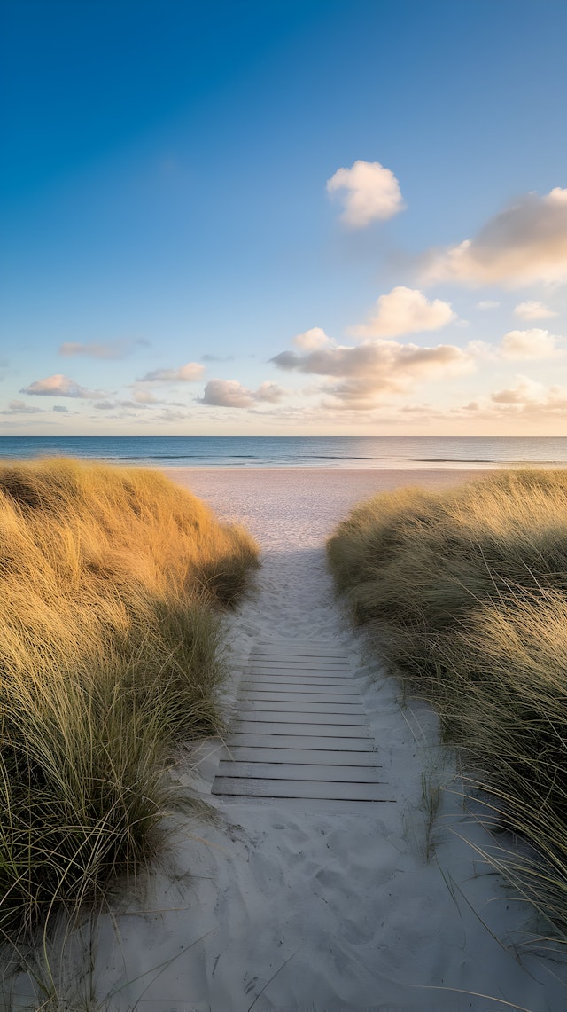 Serene Coastal Pathway