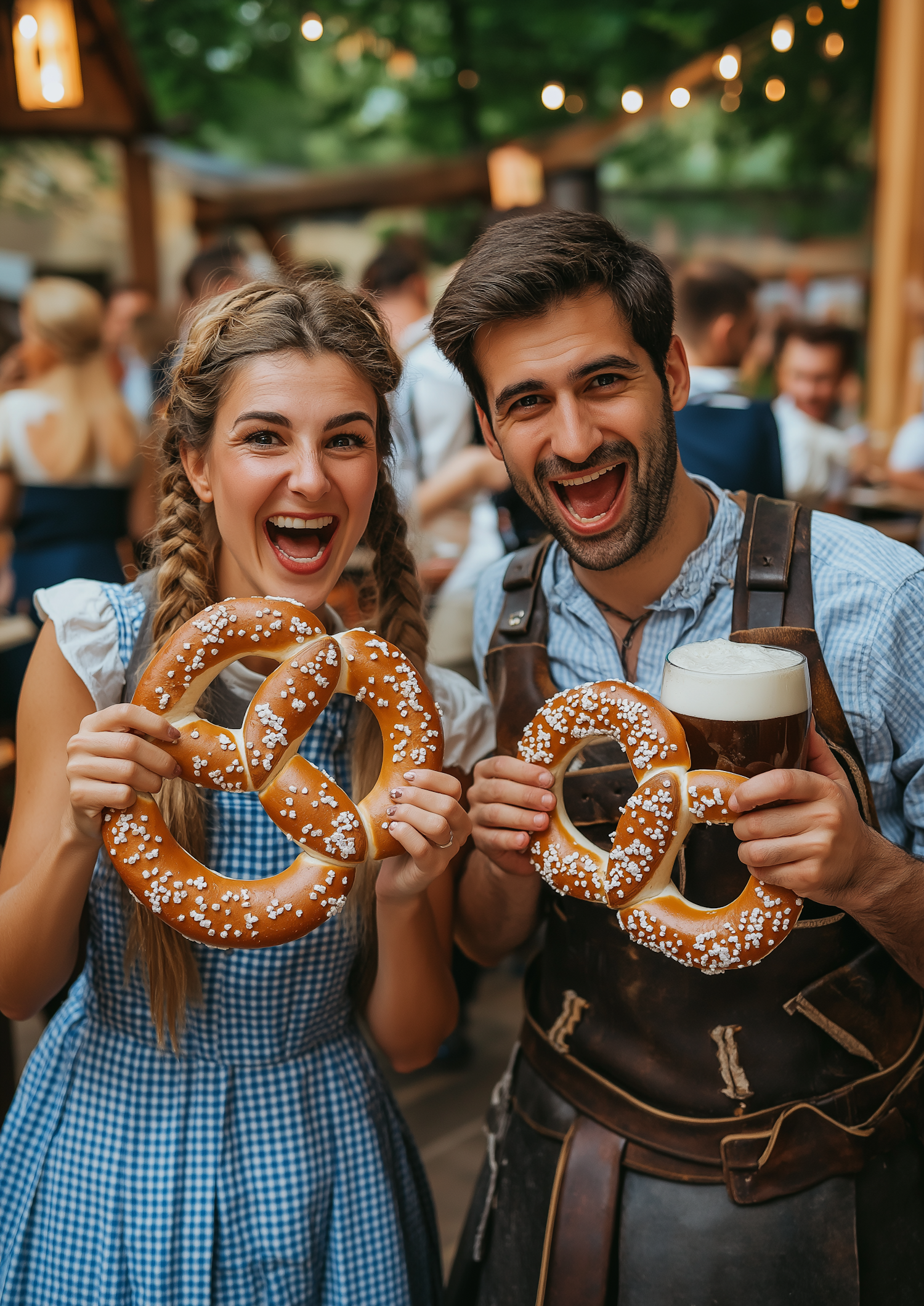 Festive Celebration with Pretzels