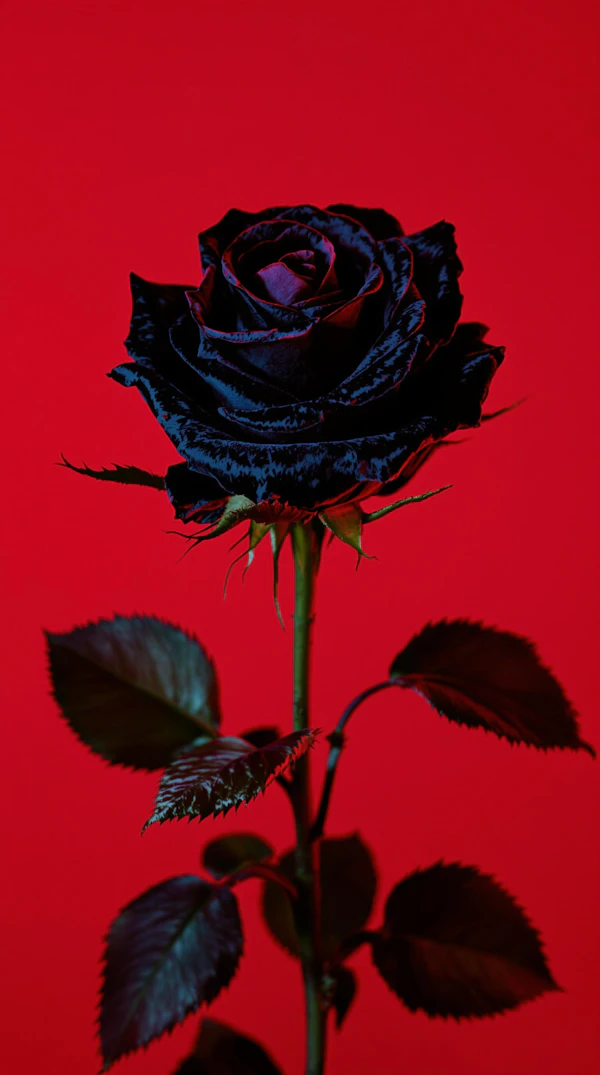 Dramatic Black Rose