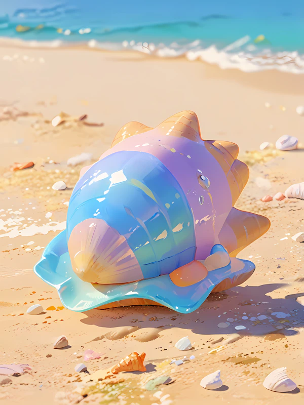 Colorful Conch Shell