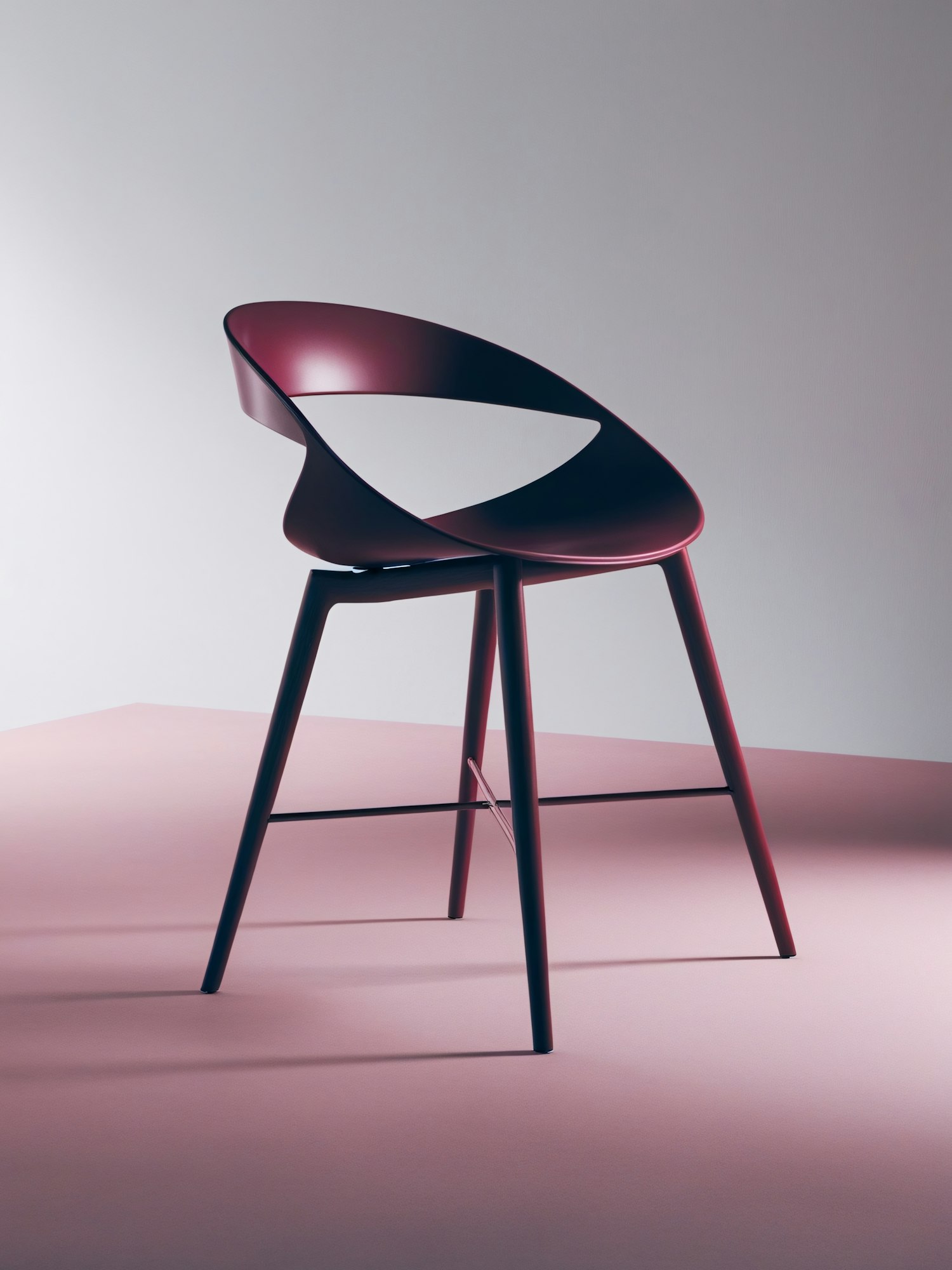 Modern Burgundy Chair