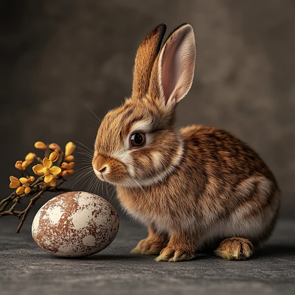 Fluffy Rabbit and Egg