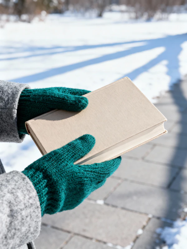 Winter Reading Scene