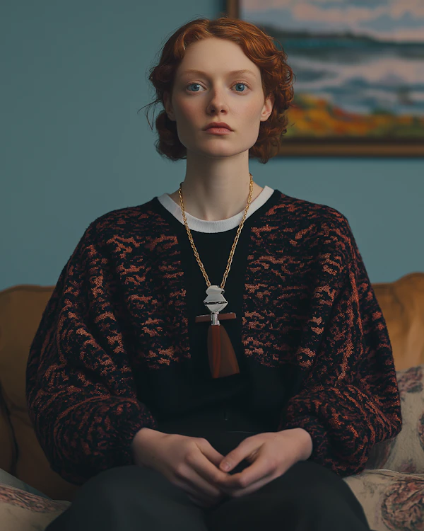 Red-Haired Woman Portrait