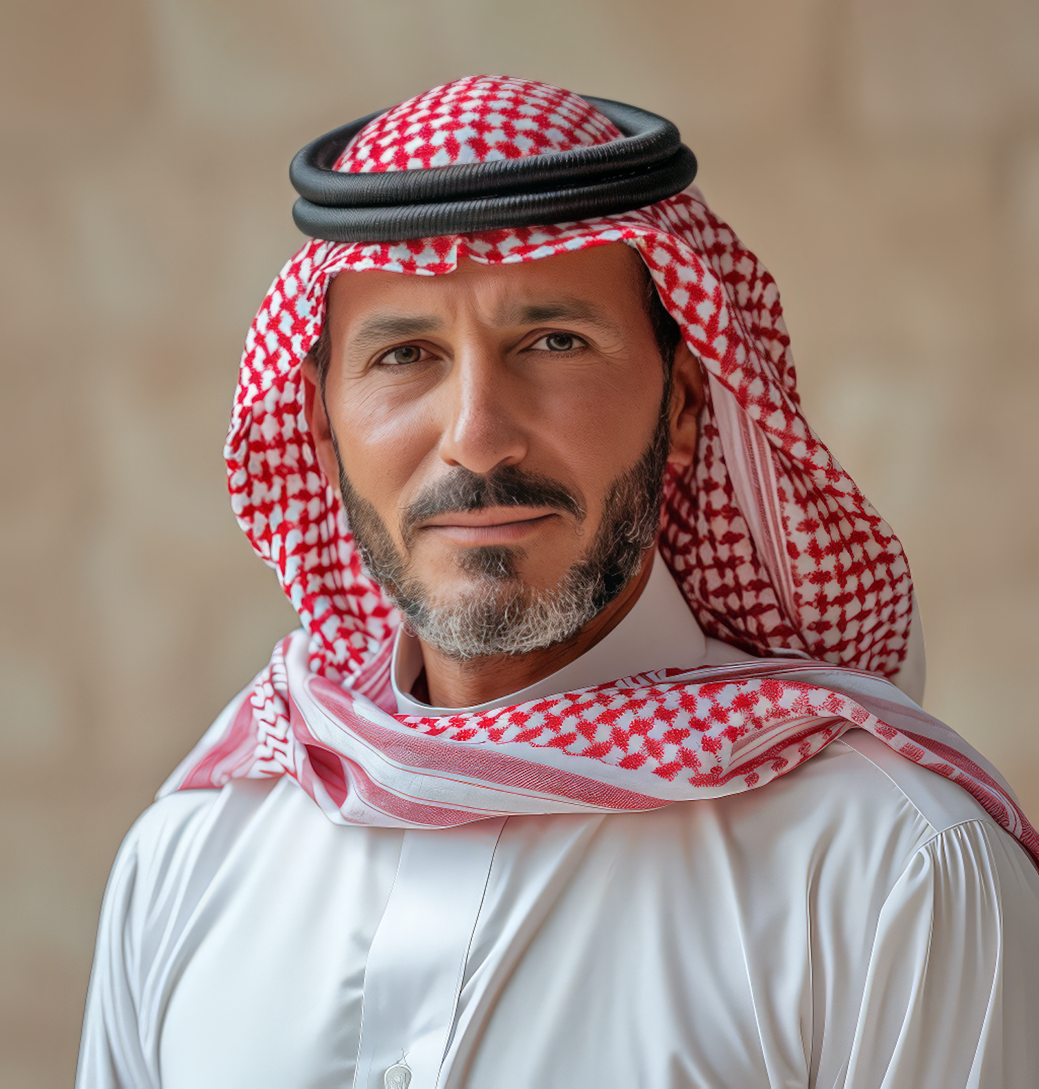 Middle Eastern Man in Traditional Attire