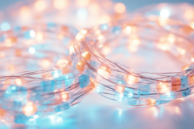 Ethereal Glow of Circular LED Fairy Lights